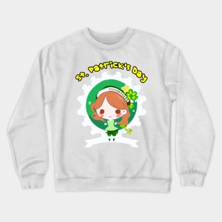 on St. Patrick’s Day bird bag Crewneck Sweatshirt